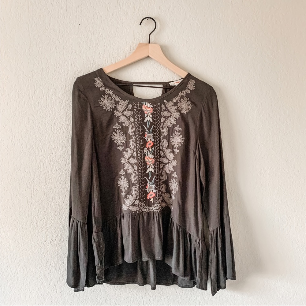 Floral Embroidered Top